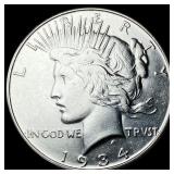 1934 Silver Peace Dollar UNCIRCULATED