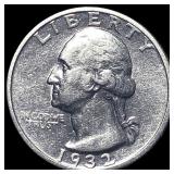 1932-S Silver Washington Quarter UNCIRCULATED