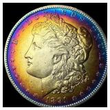 1891 Silver Morgan Dollar CLOSELY UNCIRCULATED
