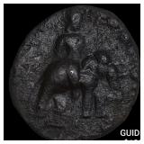 Kushan Empire Huvishka 151-190 AD Bronze Tetradra