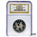 1996-S 50C Olympics Soccer NGC PF69 Ultra Cameo