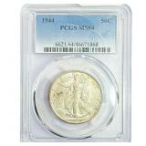 1944 Walking Liberty Half Dollar PCGS MS64