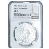 2020 S1.5E Austria Vienna Philharmonic NGC MS69