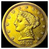 1872-S Gold $2.50 Liberty Head Quarter Eagle CLOSE