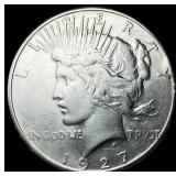 1927-S Silver Peace Dollar CLOSELY UNCIRCULATED