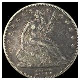 1877 Seated Liberty Half Dollar ABOUT  UNCIRCULAT