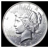 1926-D Silver Peace Dollar NEARLY  UNCIRCULATED