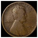 1914-D Lincoln Wheat Cent NICELY CIRCULATED