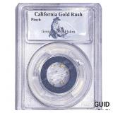 Gold Flakes Pinch - California Gold Rush PCGS G