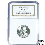 1976-S Washington Silver Quarter NGC MS68