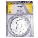 1972-S Eisenhower Dollar ANACS MS67