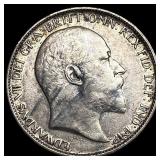 1906 Great Britain Silver 6 Pence NEARLY UNCIRCULA