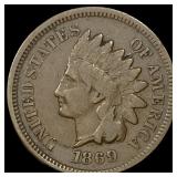 1869 Indian Head Cent LIGHTLY CIRCULATED