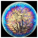 1985 Mexico Silver 1 Onza Libertad SUPERB GEM BU