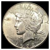 1923-S Silver Peace Dollar UNCIRCULATED