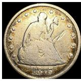 1875-CC Silver Twenty Cents NICELY CIRCULATED