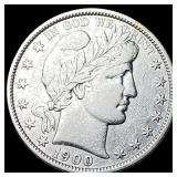 1900-O Silver Barber Half Dollar NEARLY UNCIRCULAT