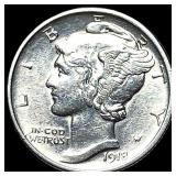 1918 Mercury Dime CHOICE BU
