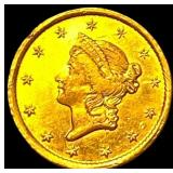 1851-O Gold $1 Liberty Head CLOSELY UNCIRCULATED