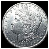 1891-S Silver Morgan Dollar CHOICE AU