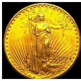 1924 $20 Gold Saint-Gaudens Double Eagle UNCIRCULA