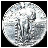 1930-S Silver Standing Liberty Quarter CLOSELY UNC