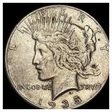 1935 Peace Silver Dollar CLOSELY UNCIRCULATED