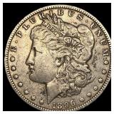 1896-O Silver Morgan Dollar NEARLY UNCIRCULATED