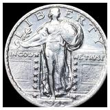 1923 Standing Liberty Silver Quarter CLOSELY UNCIR