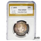 1893 Columbian Expo Half Dollar PGA MS64