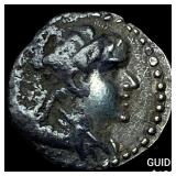 Greco-Bactria Eucratides I 171-145 BC Silver Obol