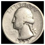 1932-D Silver Washington Quarter LIGHTLY CIRCULATE