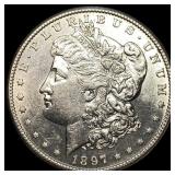 1897-S Silver Morgan Dollar CLOSELY UNCIRCULATED
