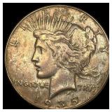 1935 Silver Peace Dollar NEARLY UNCIRCULATED