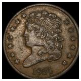 1834 Copper Half Cent CLOSELY UNCIRCULATED