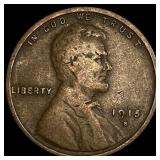 1915-S Lincoln Wheat Cent LIGHTLY CIRCULATED