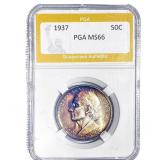 1937 Boone Half Dollar PGA MS66