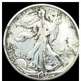 1916-S Silver Walking Liberty Half Dollar  LIGHTL