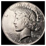 1934-D Silver Peace Dollar CLOSELY UNCIRCULATED