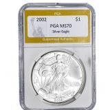 2002 Silver Eagle PGA MS70