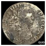 1792 Bolivia Silver 8 Reales - Carolus IIII NEARLY