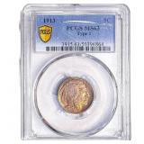 1913 Nickel PCGS MS63 Type 1