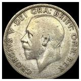 1932 Great Britain Silver Florin - George V NEARLY