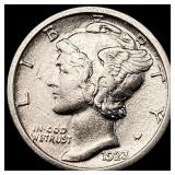 1923 Silver Mercury Dime CLOSELY UNCIRCULATED