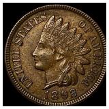 1892 Indian Head Cent CLOSELY UNCIRCULATED