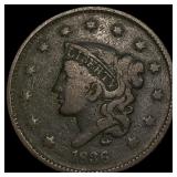 1836 Coronet Head Large Cent LIGHTLY CIRCULATED
