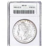 1883-CC Morgan Silver Dollar ANACS MS63