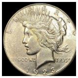 1923-S Silver Peace Dollar CLOSELY UNCIRCULATED