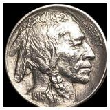 1915-D Buffalo Nickel CHOICE AU
