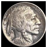 1915-D Buffalo Nickel NEARLY UNCIRCULATED